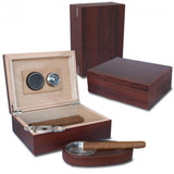Bookwill Humidor Geschenkset Nussbaum matt 240x180x82mm Bookwill Humidor Geschenkset Nussbaum matt 240x180x82mm