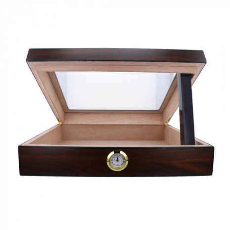 Bookwill Humidor Horeca Walnut / glas / 260x220x67mm Bookwill Humidor Horeca Walnut / glas / 260x220x67mm