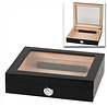 Bookwill Humidor Horeca Zwart / glas / 260x220x67mm Bookwill Humidor Horeca Zwart / glas / 260x220x67mm
