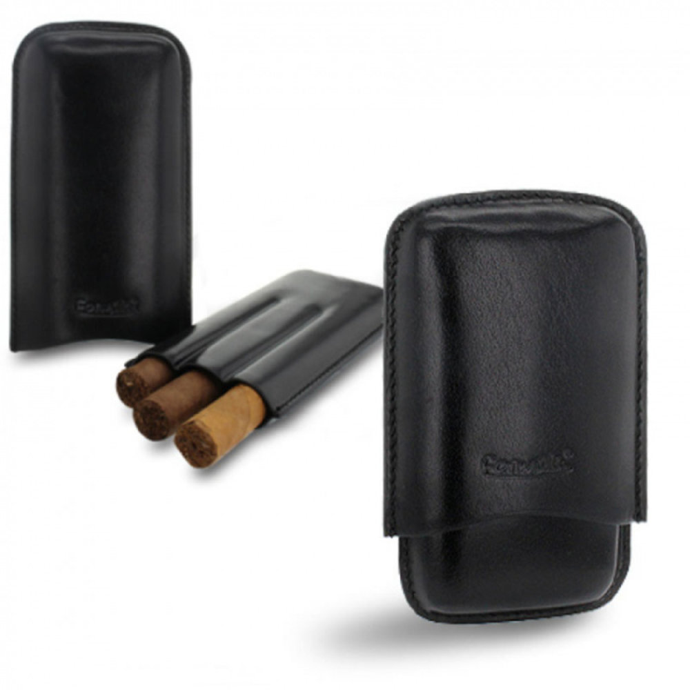 Bookwill Cigar case - inside 125x22mm - 3x robusto Bookwill Cigar case - inside 125x22mm - 3x robusto