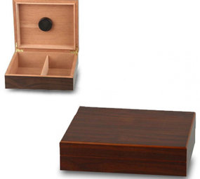 Bookwill Humidor Walnoot 222x262x70mm Bookwill Humidor Walnoot 222x262x70mm