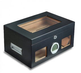Bookwill Humidor - Zwart - dig.meter- 370x245x178mm Bookwill Humidor - Zwart - dig.meter- 370x245x178mm