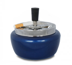 Bookwill Rotating ashtray - Metallic Blue Bookwill Rotating ashtray - Metallic Blue