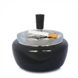 Bookwill Rotating ashtray - Metallic black Bookwill Rotating ashtray - Metallic black