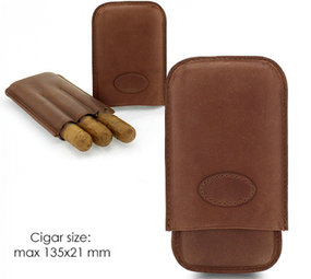 Bookwill Sigaren - etui - binnen 135x21mm - 2x sigaar Bookwill Sigaren - etui - binnen 135x21mm - 2x sigaar