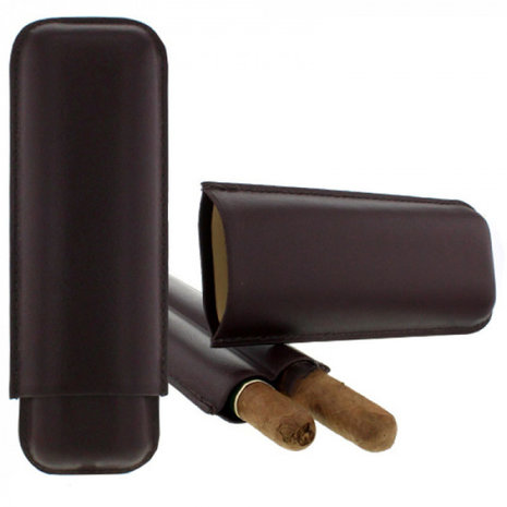 Bookwill Cigar case - inside 180x21mm - 2x churchill