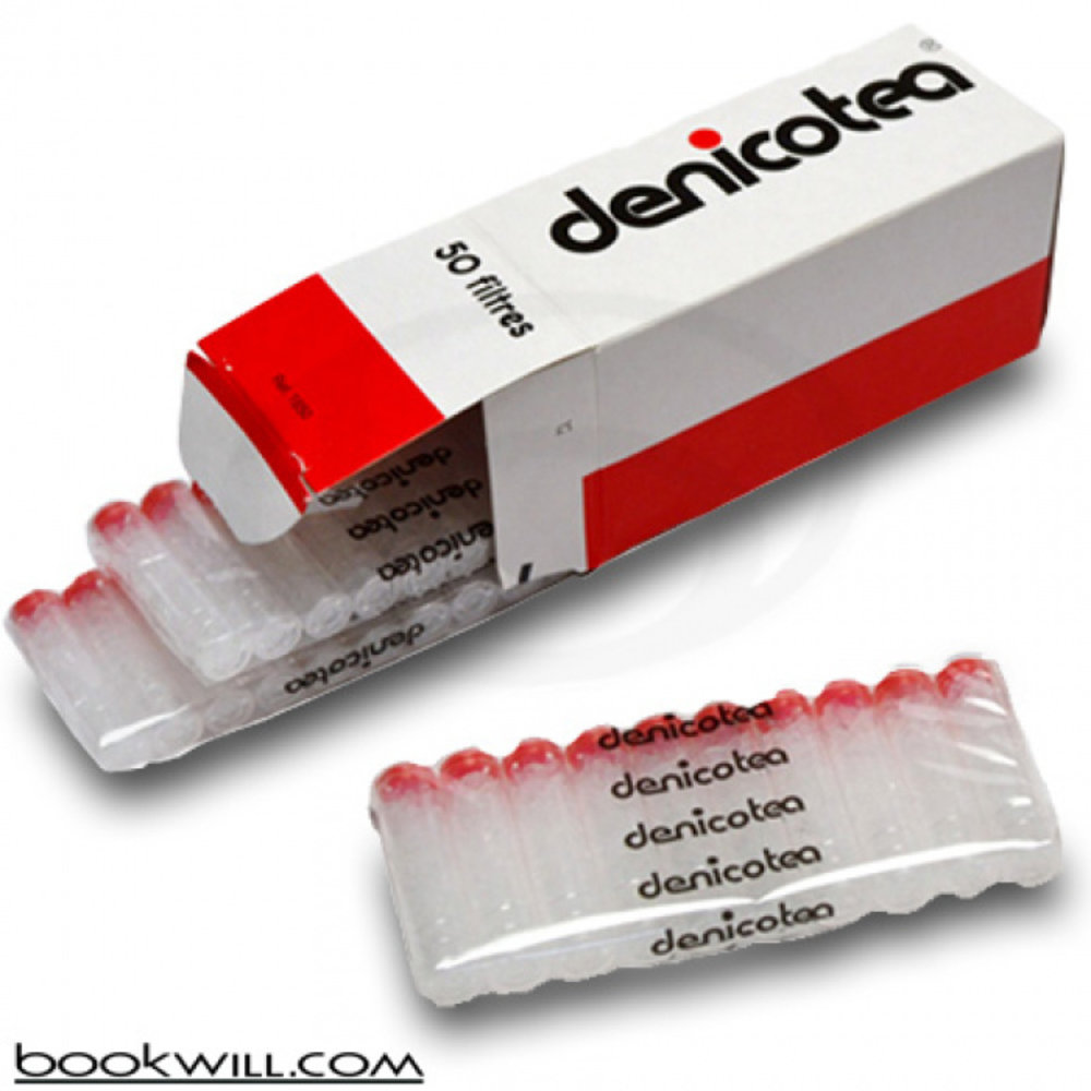 Denicotea Standaard filter 3 x 50 stuks, rood, 9 mm Denicotea Standaard filter 3 x 50 stuks, rood, 9 mm