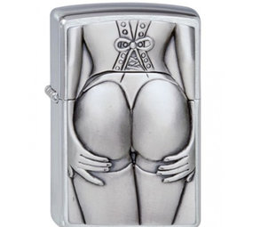 Zippo Strumpfmädchen Emblem Zippo Strumpfmädchen Emblem