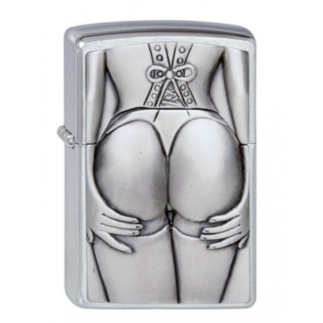 Zippo Emblème de la fille en bas Zippo Emblème de la fille en bas