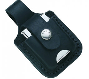 Zippo Lighter Pouche w/ Thumb Notch (Case) - Black Loop Zippo Lighter Pouche w/ Thumb Notch (Case) - Black Loop