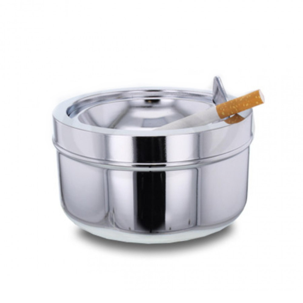 Bookwill Klep asbak - 100mm - Chrome Bookwill Klep asbak - 100mm - Chrome