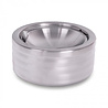 Bookwill Flap ashtray - 110mm - Ribbed - Chrome Bookwill Flap ashtray - 110mm - Ribbed - Chrome