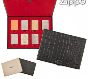 Zippo Sammlerbox - 240x170x30mm - Leder Zippo Sammlerbox - 240x170x30mm - Leder