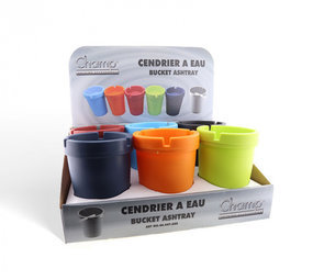 Champ Auto-asbak / peuk-beker - colors - display (6-stuks) Champ Auto-asbak / peuk-beker - colors - display (6-stuks)