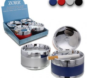 Zorr Zorr - ashtray - 80mm - topsy twist - display (4-pieces) Zorr Zorr - ashtray - 80mm - topsy twist - display (4-pieces)