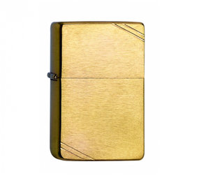 Zippo Regular - Vintage Brass Brushed Zippo Regular - Vintage Brass Brushed