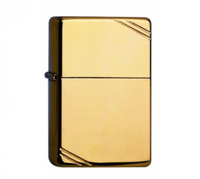 Zippo Regulär - Vintage Messing Hochglanz Zippo Regulär - Vintage Messing Hochglanz