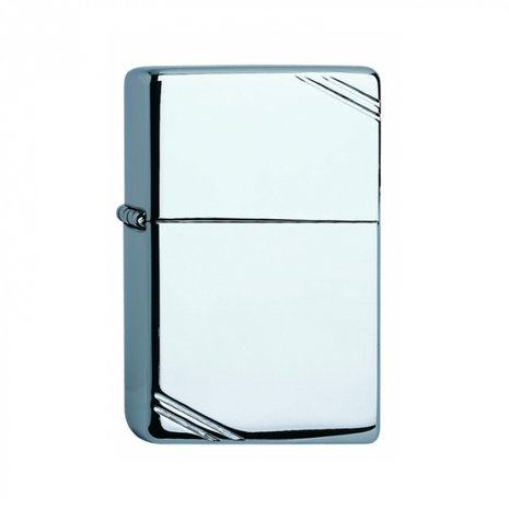 Zippo Regular - Vintage Chrome Polished Zippo Regular - Vintage Chrome Polished
