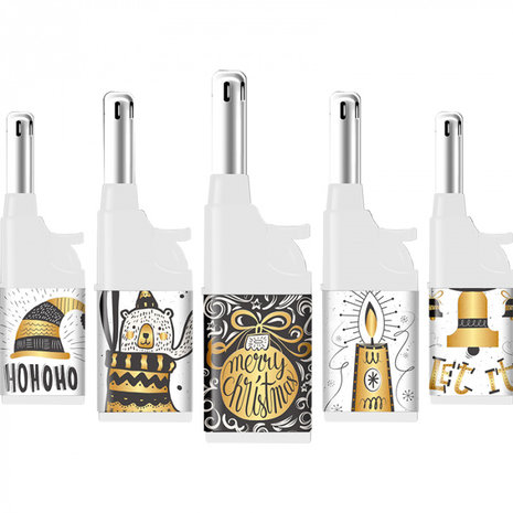 Lux Wegwerp piezo - mini mpl - christmas white - display (25-stuks) Lux Wegwerp piezo - mini mpl - christmas white - display (25-stuks)