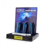 Clipper Metal Flint Lighter - Deep Blue - Display + Giftbox (12-pieces) Clipper Metal Flint Lighter - Deep Blue - Display + Giftbox (12-pieces)