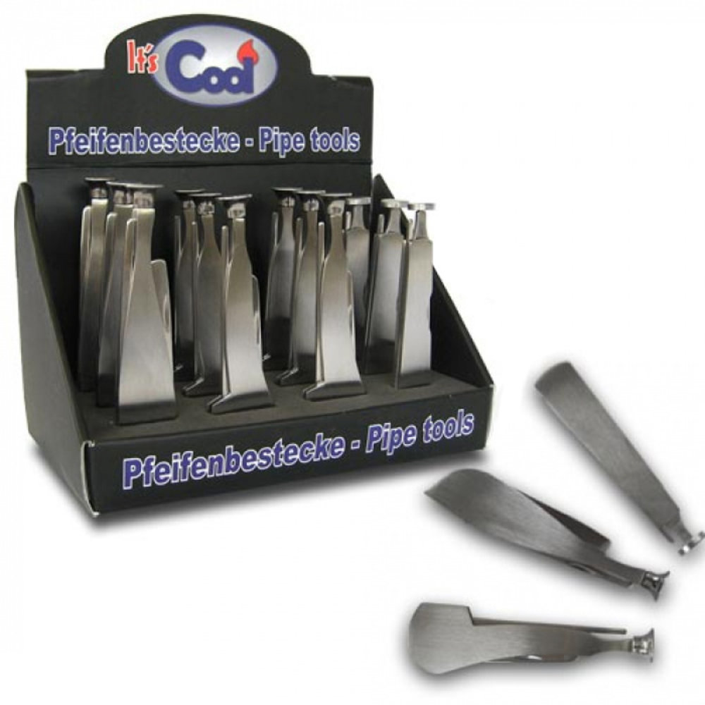 Cool Pijp-Bestek - 3-Delig - Vari vorm - Display (12-stuks) Cool Pijp-Bestek - 3-Delig - Vari vorm - Display (12-stuks)