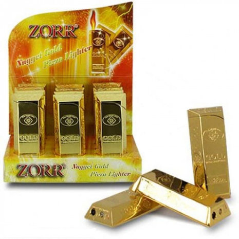Zorr Gold Nugget Polished - Piezo lighter Zorr Gold Nugget Polished - Piezo lighter