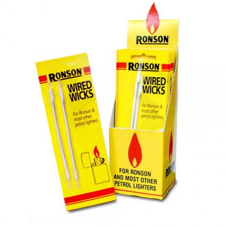 Ronson Feuerzeugdochte - 2 Stück pro Packung Ronson Feuerzeugdochte - 2 Stück pro Packung