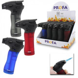 Profa Torch/Jet aansteker - Dark Frost - Display (10-stuks) Profa Torch/Jet aansteker - Dark Frost - Display (10-stuks)