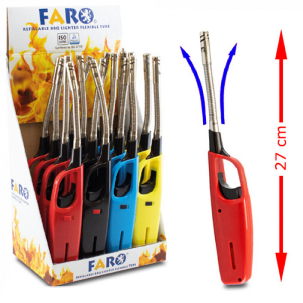 Faro Flex MPL aansteker - Solid Colors Flex - Display (16-stuks) Faro Flex MPL aansteker - Solid Colors Flex - Display (16-stuks)