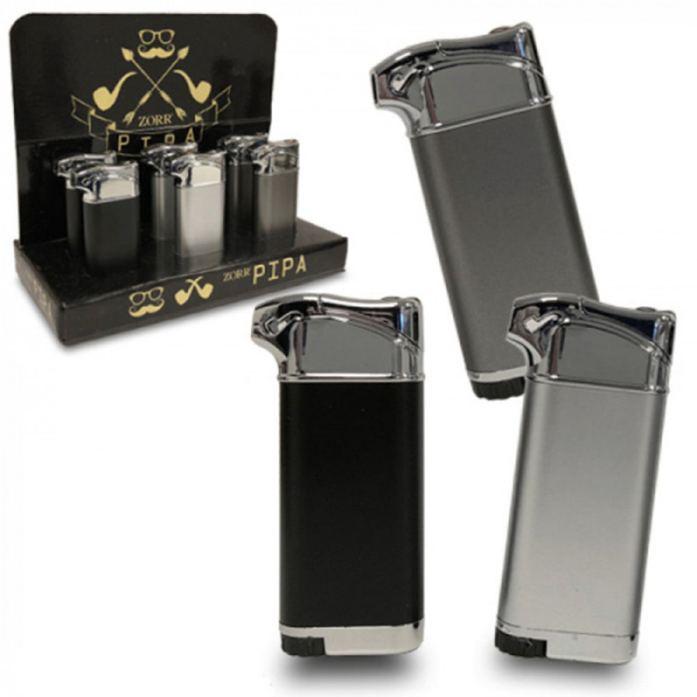 Zorr Pipe Pipa - Briquet Piezo - Présentoir (6 pièces) Zorr Pipe Pipa - Briquet Piezo - Présentoir (6 pièces)