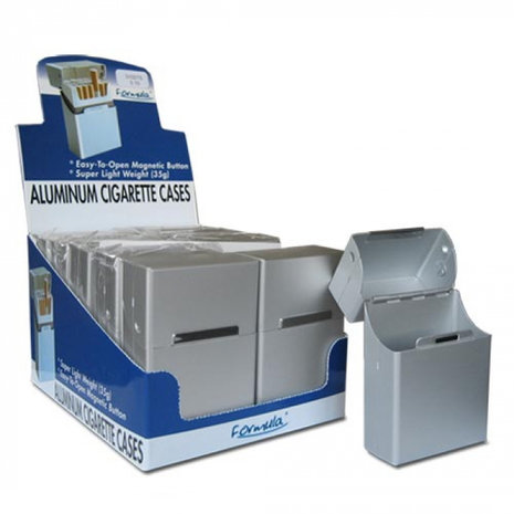 Formula Sig.box/huls - Aluminium - 85mm - 20 Sig. - Met magneet - Display (10-stuks) Formula Sig.box/huls - Aluminium - 85mm - 20 Sig. - Met magneet - Display (10-stuks)