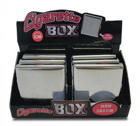 Zorr Étui à cigarettes - Chrome - présentoir (6 pièces) Zorr Étui à cigarettes - Chrome - présentoir (6 pièces)
