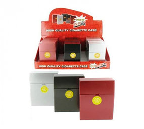 belbox Sig.box/huls - Plastic - 85mm - 25 Sig. - Metalic - Display (12-stuks) belbox Sig.box/huls - Plastic - 85mm - 25 Sig. - Metalic - Display (12-stuks)