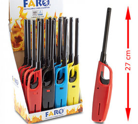 Faro MPL Feuerzeug - Unifarben - Display (16er-Pack) Faro MPL Feuerzeug - Unifarben - Display (16er-Pack)