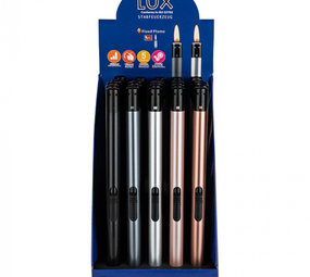 Lux Slim Long Style BBQ - MPL Feuerzeug - Metallic-Farben - Display (25 Stück) Lux Slim Long Style BBQ - MPL Feuerzeug - Metallic-Farben - Display (25 Stück)