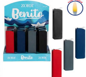 Zorr Benito - Piezo lighter - Display (12-pieces) Zorr Benito - Piezo lighter - Display (12-pieces)