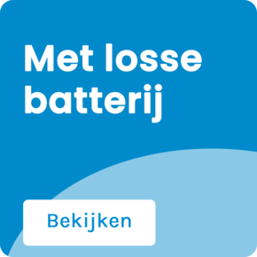 Met losse batterij