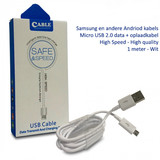 Bookwill Câble micro USB - Android/Samsung Bookwill Câble micro USB - Android/Samsung