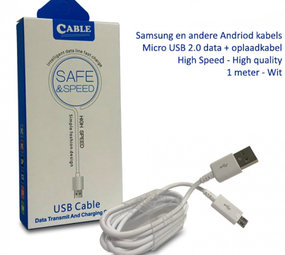 Bookwill Micro USB kabel - Android/Samsung Bookwill Micro USB kabel - Android/Samsung