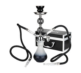 Zorr Hookah Waterpijp set (2-slangen) zwart Zorr Hookah Waterpijp set (2-slangen) zwart