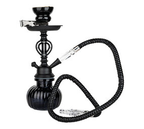 Hookah Waterpijp set (1-slang) zwart 25CM Hookah Waterpijp set (1-slang) zwart 25CM