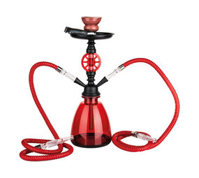 Hookah Hookah Waterpijp set (2-slangen)  35CM Hookah Hookah Waterpijp set (2-slangen)  35CM