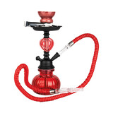 Hookah Shisha Wasserpfeifen-Set (1-Schlauch) Rot 25 CM