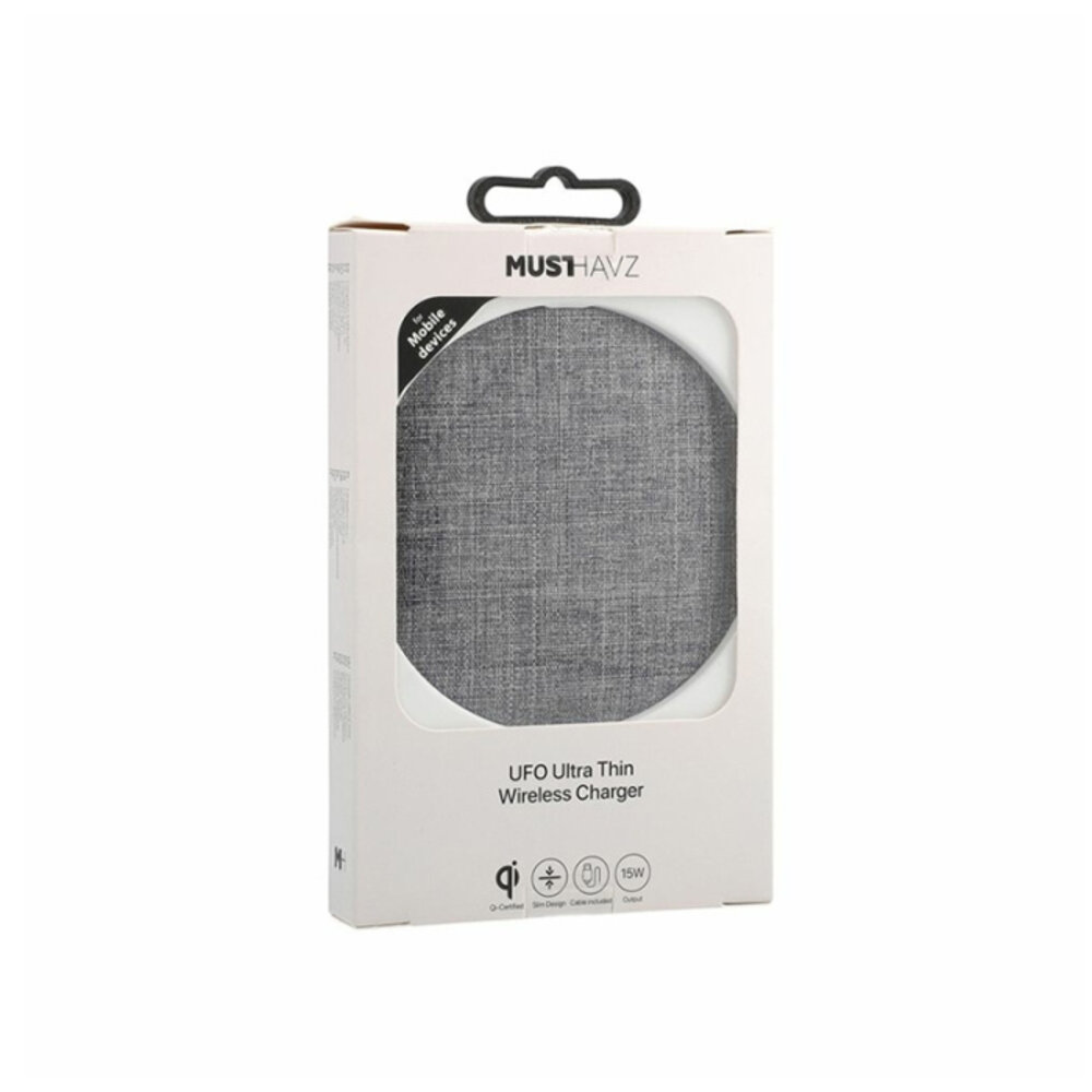 Musthavz UFO Ultra Dünnes kabelloses Ladegerät 15W Musthavz UFO Ultra Dünnes kabelloses Ladegerät 15W