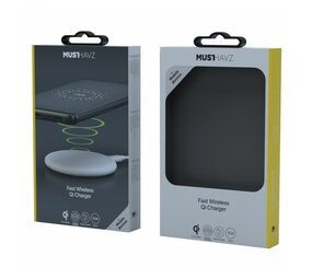 Musthavz Qi Fast Wireless Charger 10W Musthavz Qi Fast Wireless Charger 10W