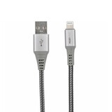 Musthavz USB-A auf Lightning MFi Nylonkabel - 1M Musthavz USB-A auf Lightning MFi Nylonkabel - 1M