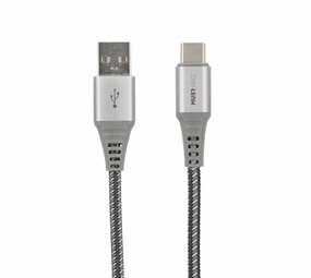Musthavz USB-A 2.0 auf USB-C Nylonkabel - 1M Musthavz USB-A 2.0 auf USB-C Nylonkabel - 1M