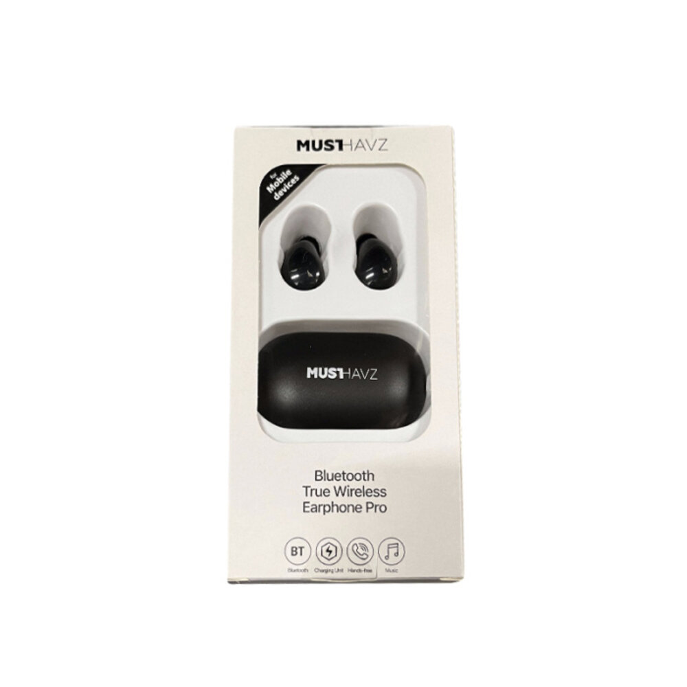 Musthavz True Wireless Earphone Pro - Black Musthavz True Wireless Earphone Pro - Black