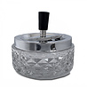 Bookwill Draai-asbak - 120mm - Rond - Glas Bookwill Draai-asbak - 120mm - Rond - Glas
