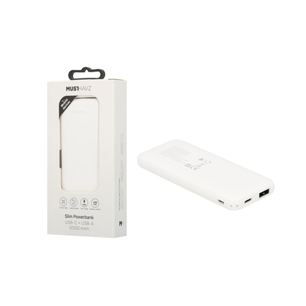 Musthavz Powerbank mince - 5000mAh Musthavz Powerbank mince - 5000mAh